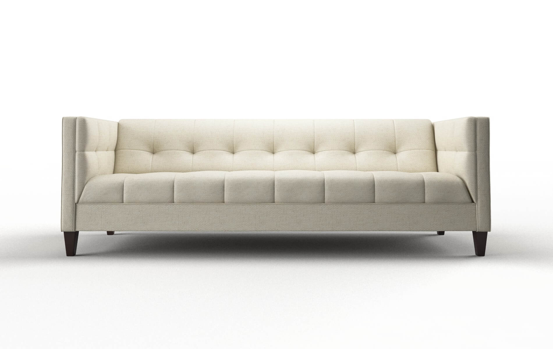 Messina Lana Sand Sofa espresso legs 1