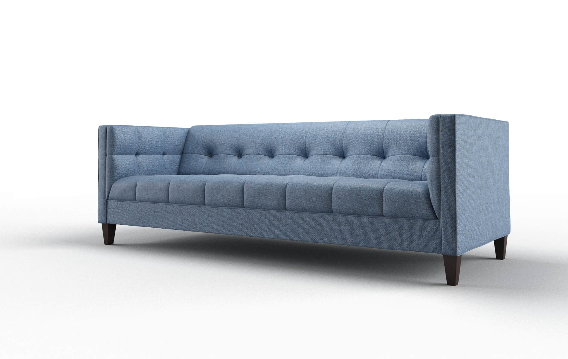 Messina Leslie Indigo Sofa espresso legs 4