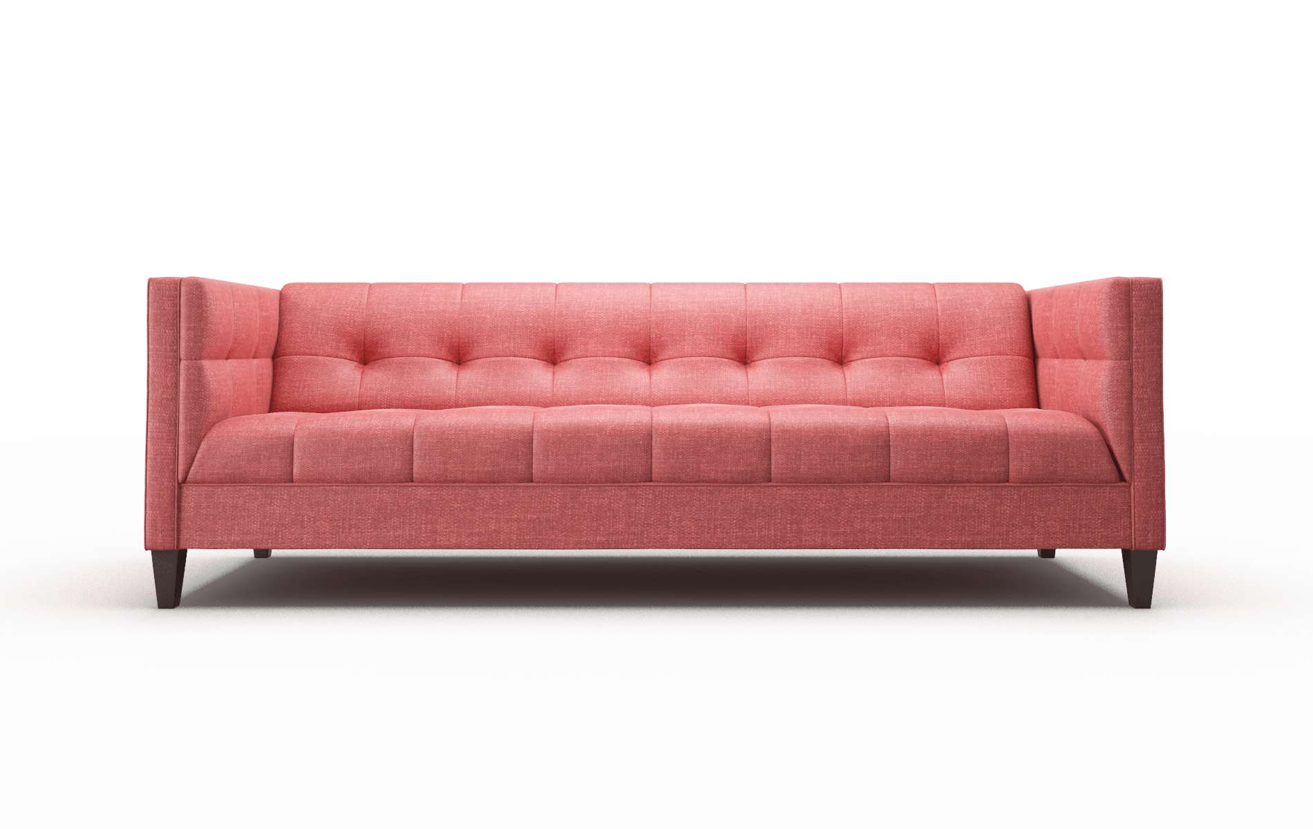 Messina Leslie Poppy Sofa espresso legs 1