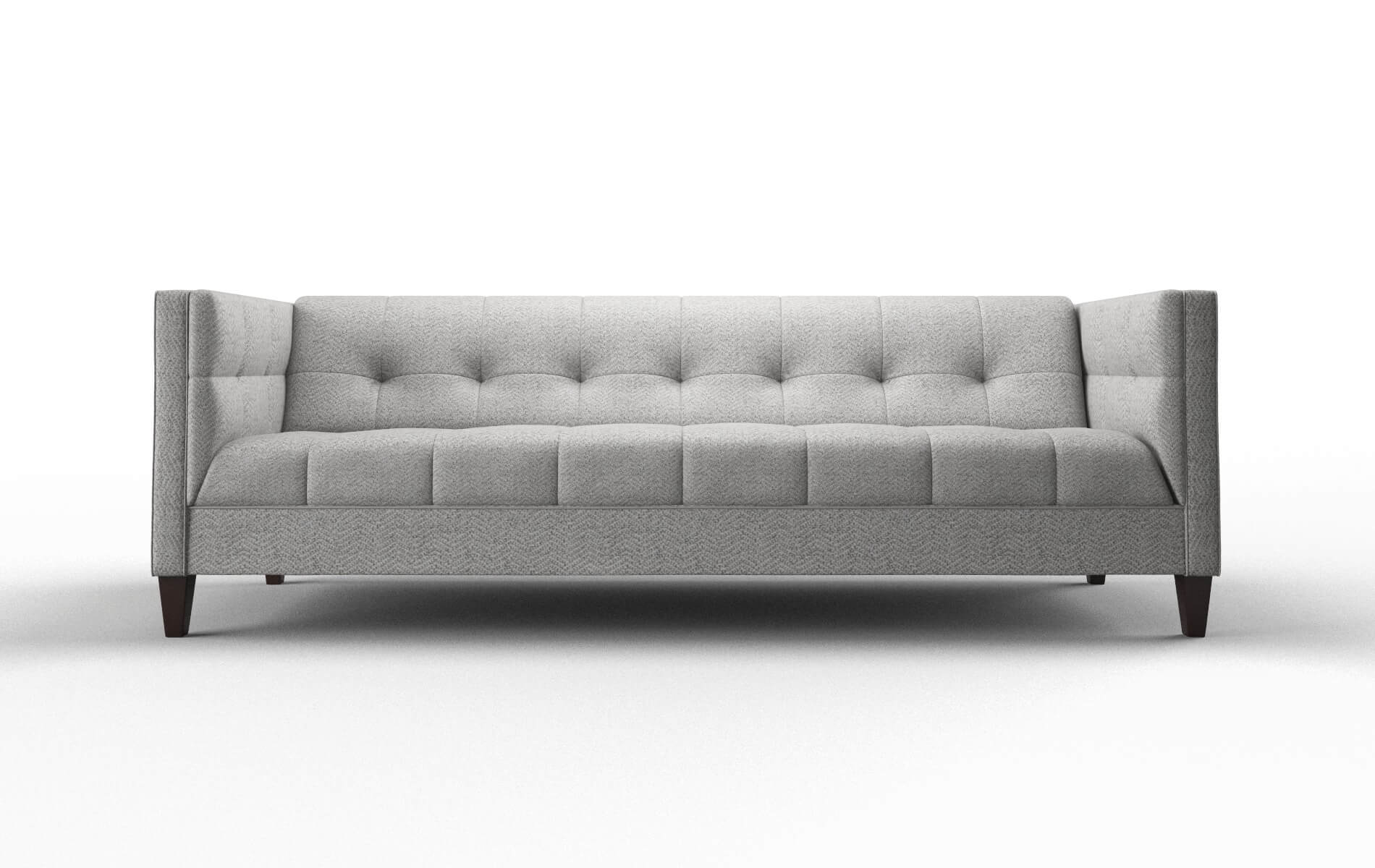 Messina Malibu dove Sofa Espresso Legs  1