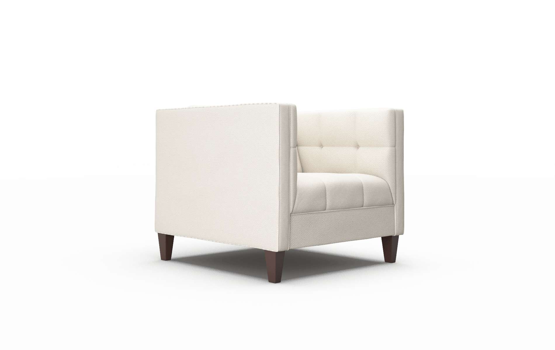Messina Malibu Linen Chair espresso legs 2