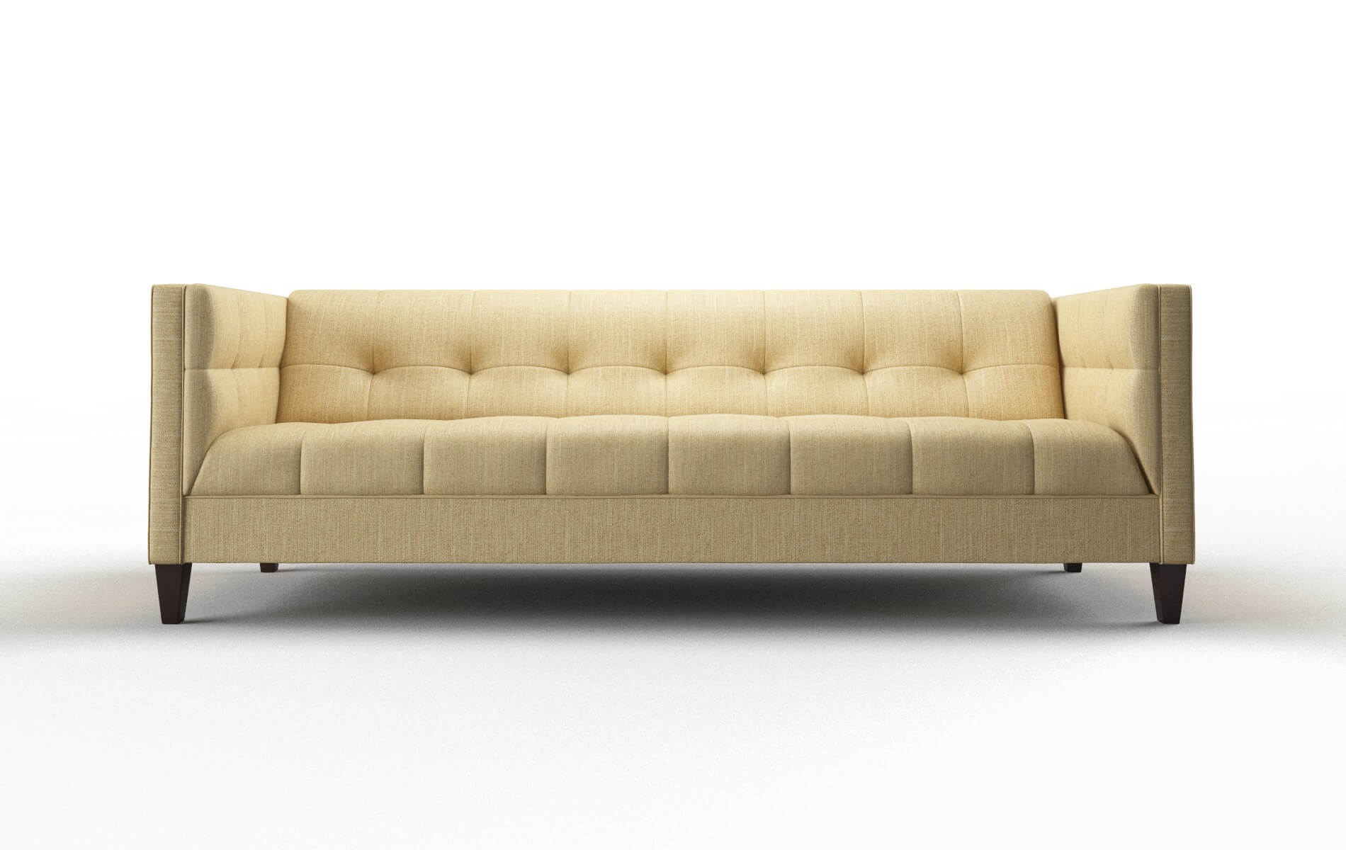 Messina Malibu Maize Sofa espresso legs 1