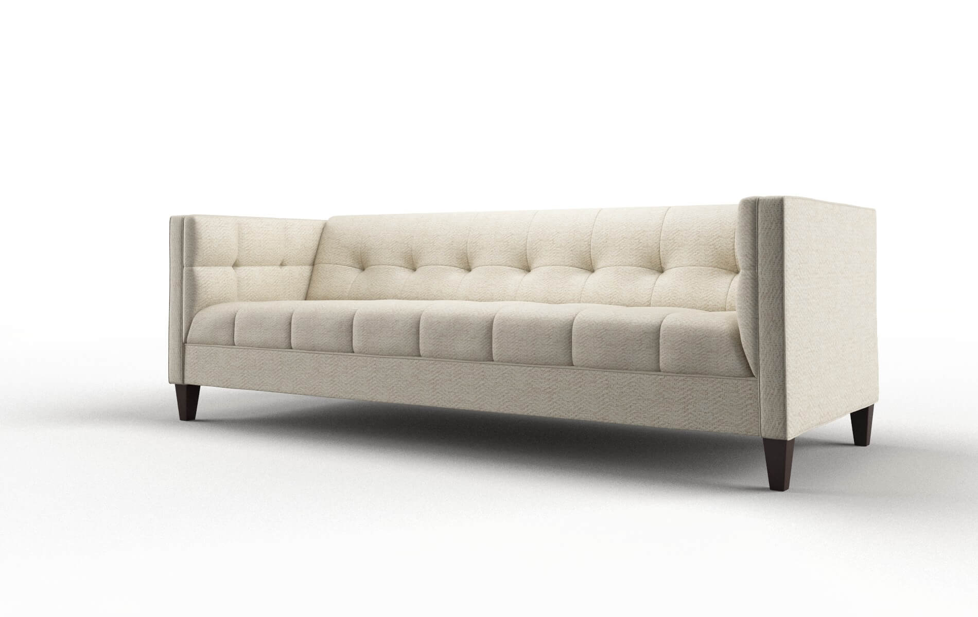 Messina Malibu Sand Sofa espresso legs 4