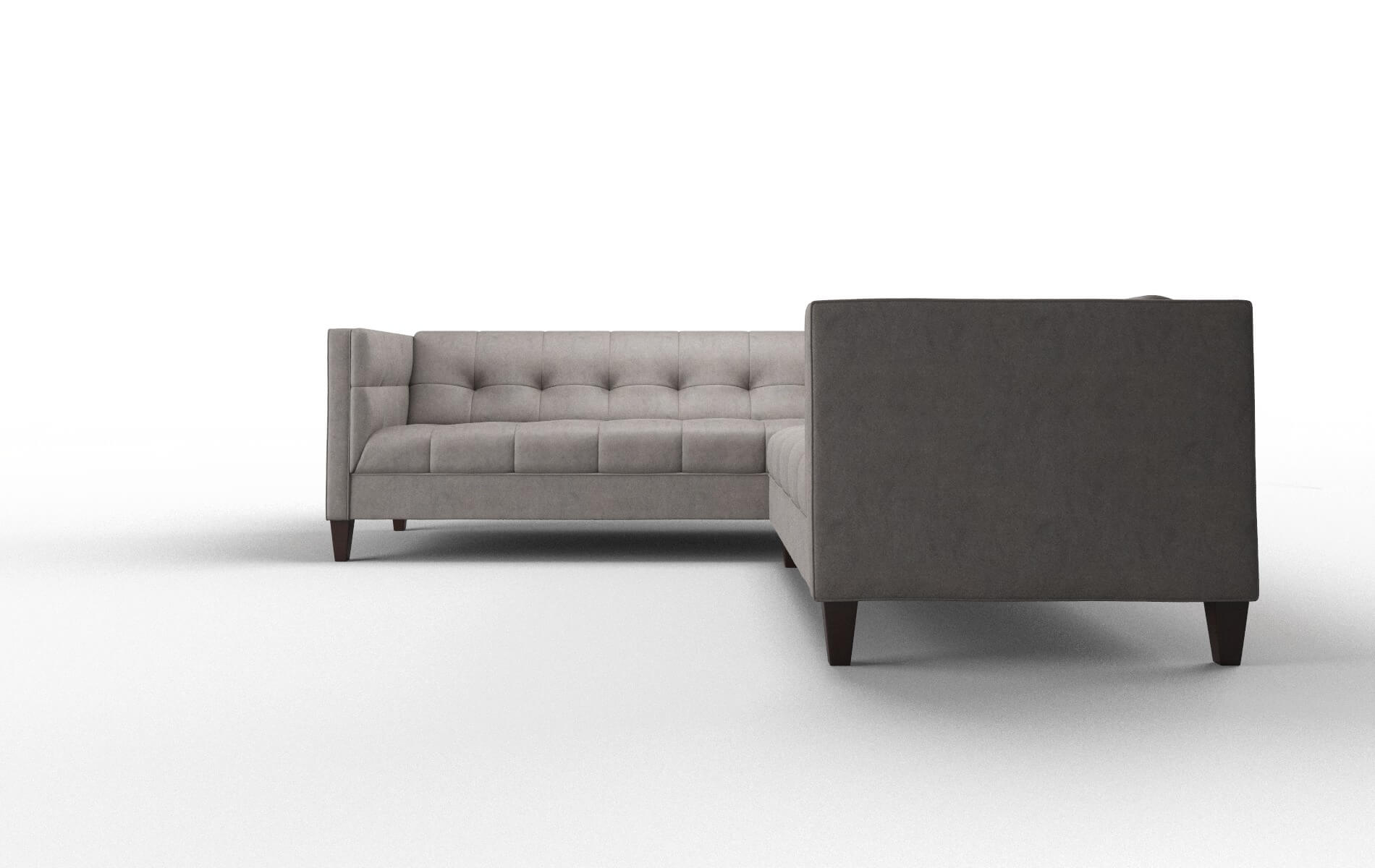 Messina Noble Otter Sectional espresso legs 5