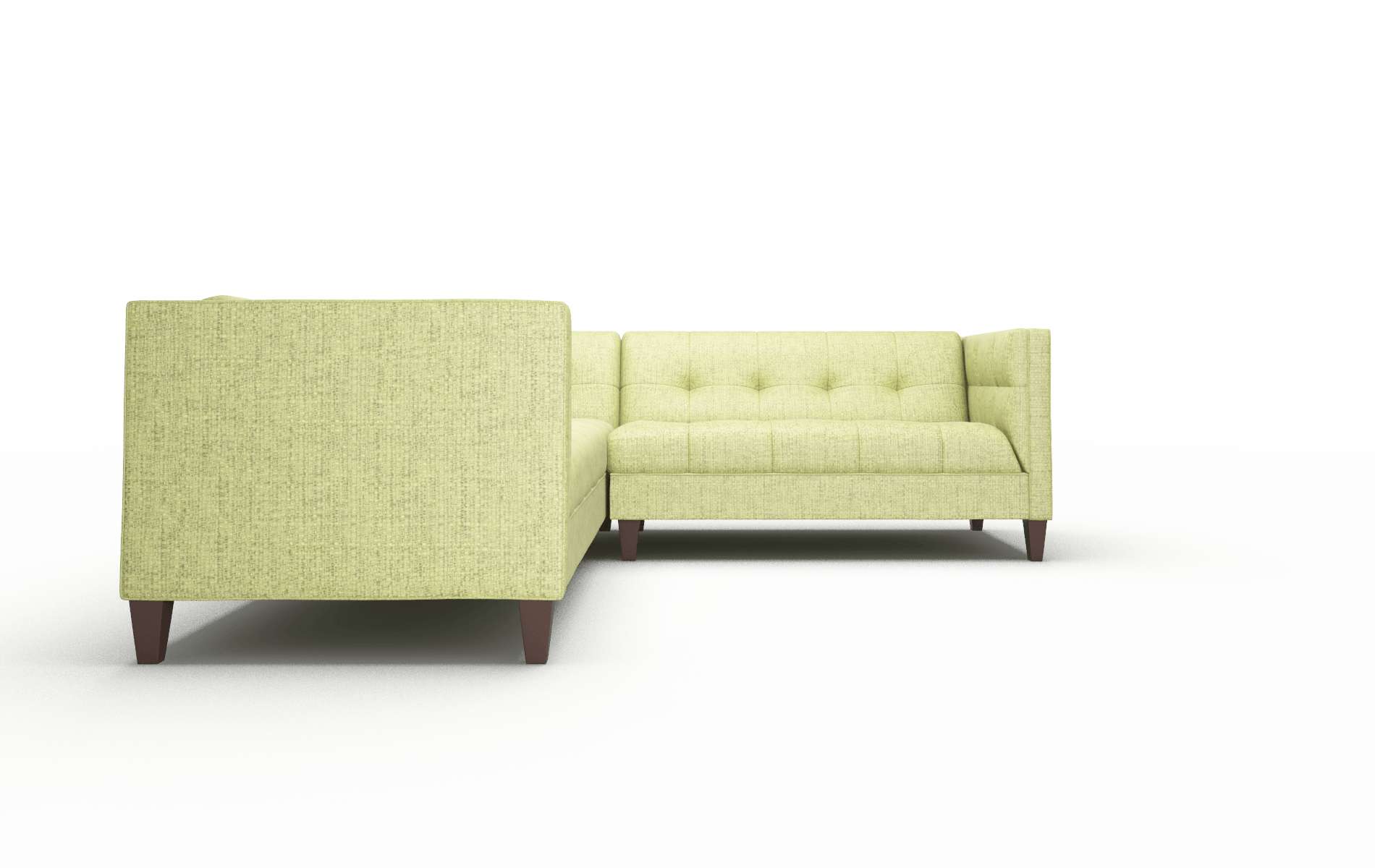 Messina Notion Appletini Sectional espresso legs 2