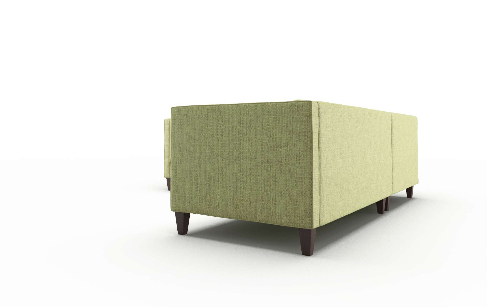 Messina Notion Appletini Sectional espresso legs 4