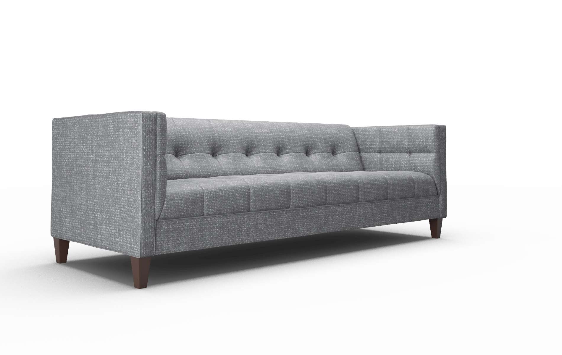 Messina Notion Graphite Sofa espresso legs 2