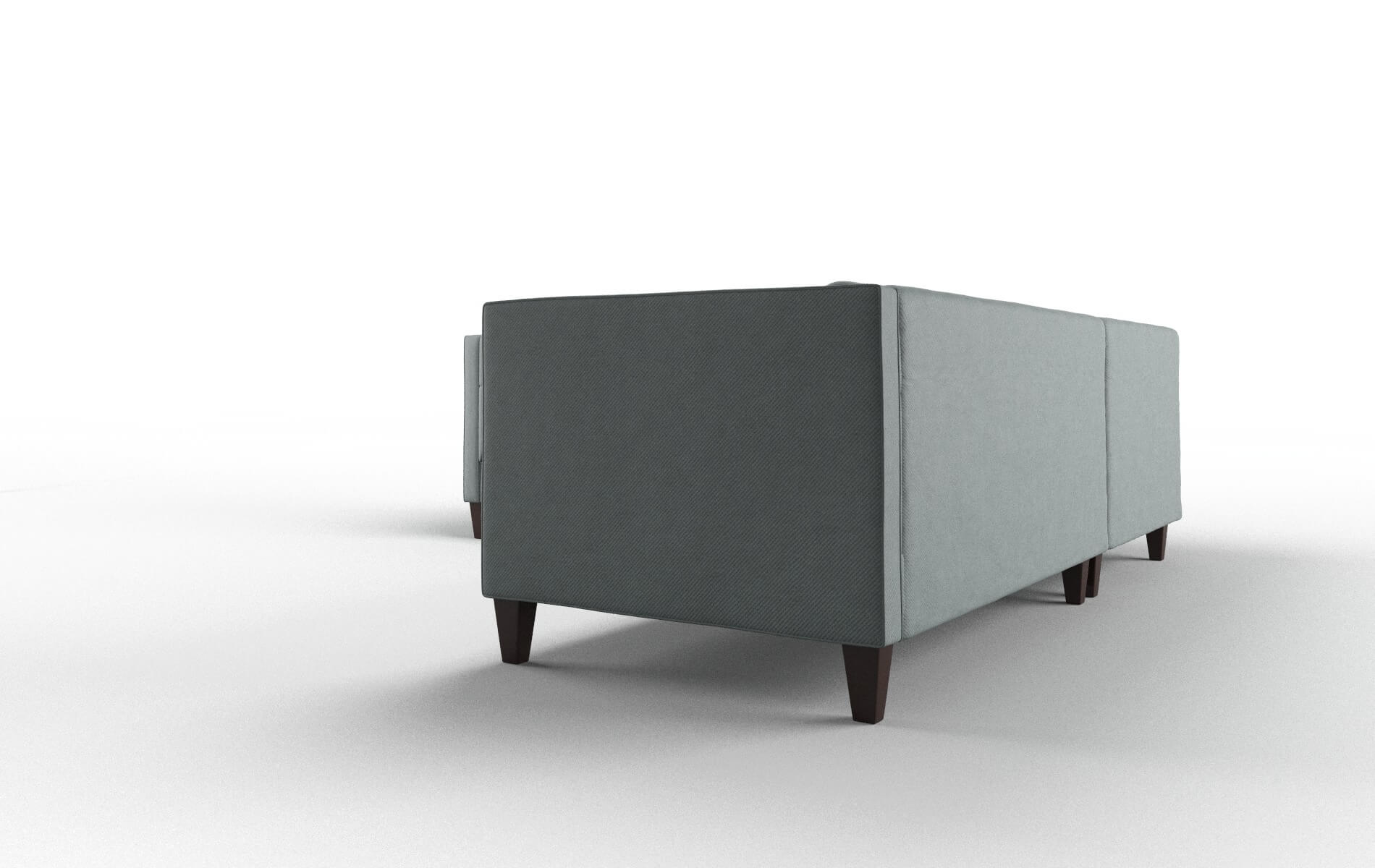 Messina Oakley Baltic Sectional espresso legs 4