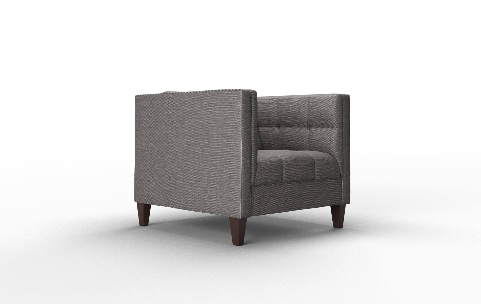 Messina Oscar Charcoal Chair espresso legs 2