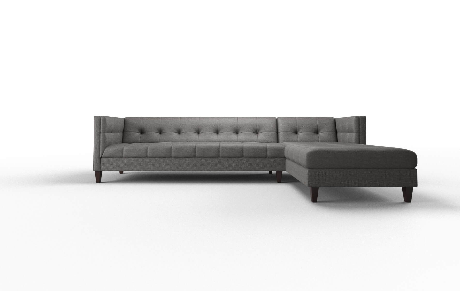 Messina Oscar Charcoal Panel espresso legs 1