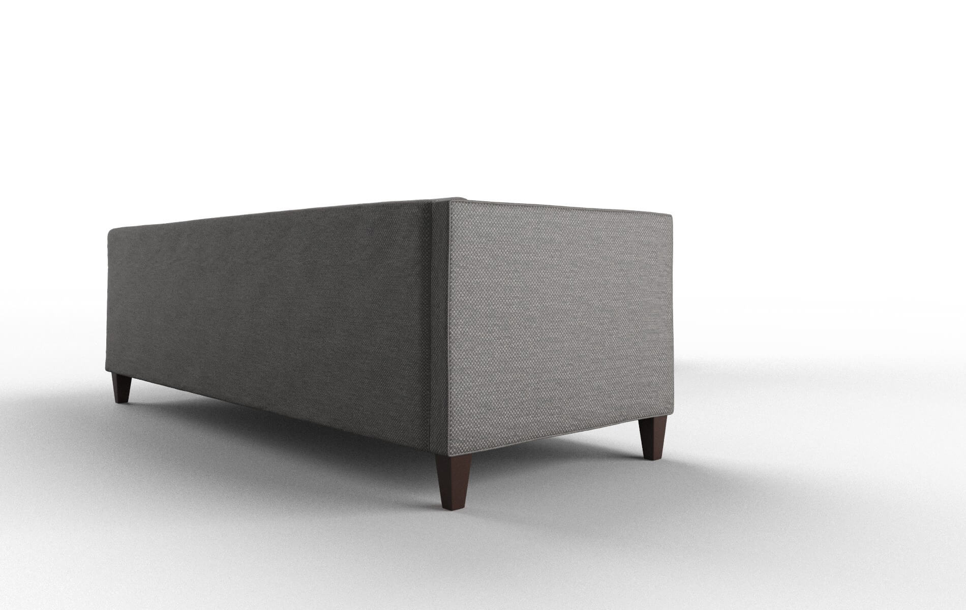 Messina Oscar Charcoal Sectional espresso legs 3