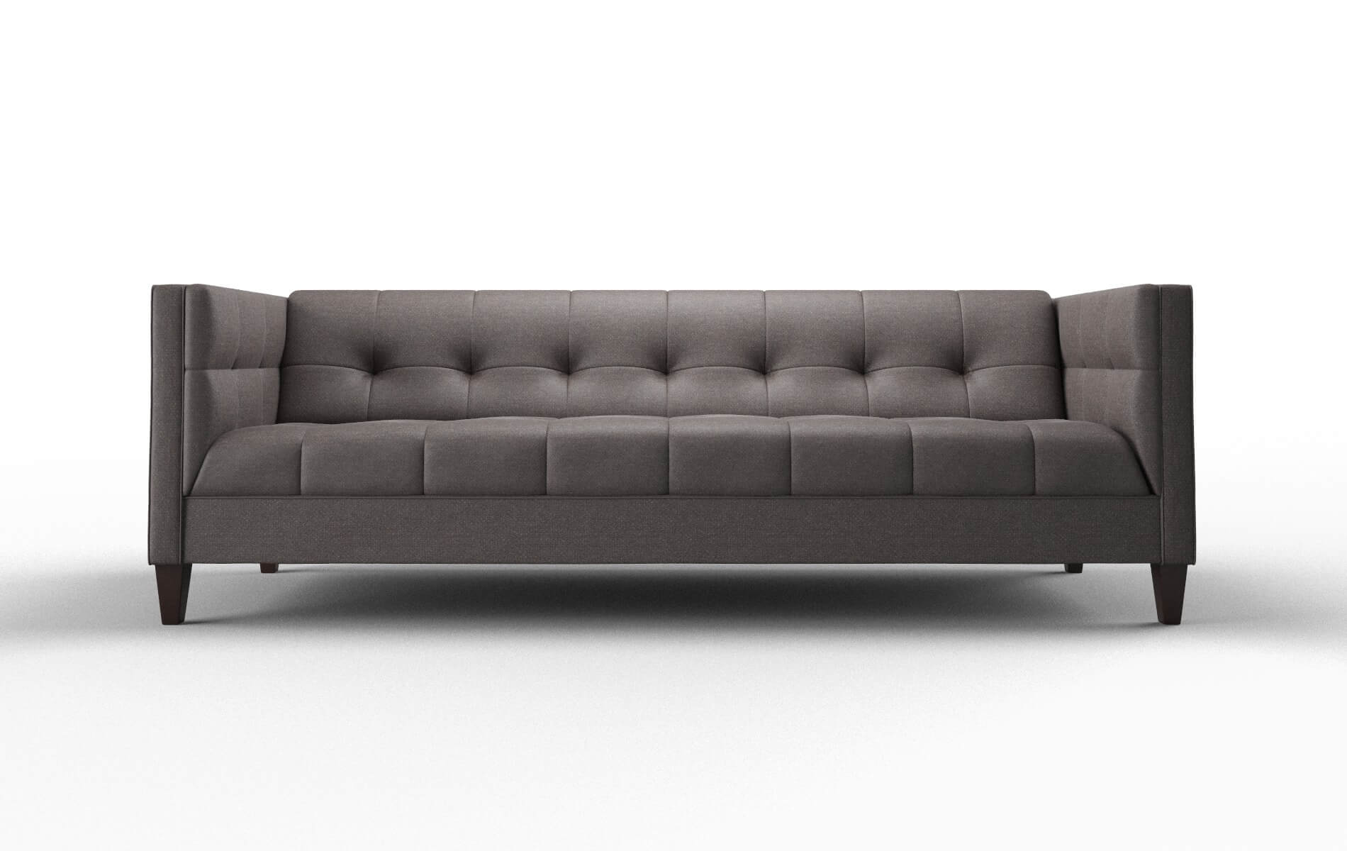 Messina Oscar chocolate Sofa Espresso Legs  1