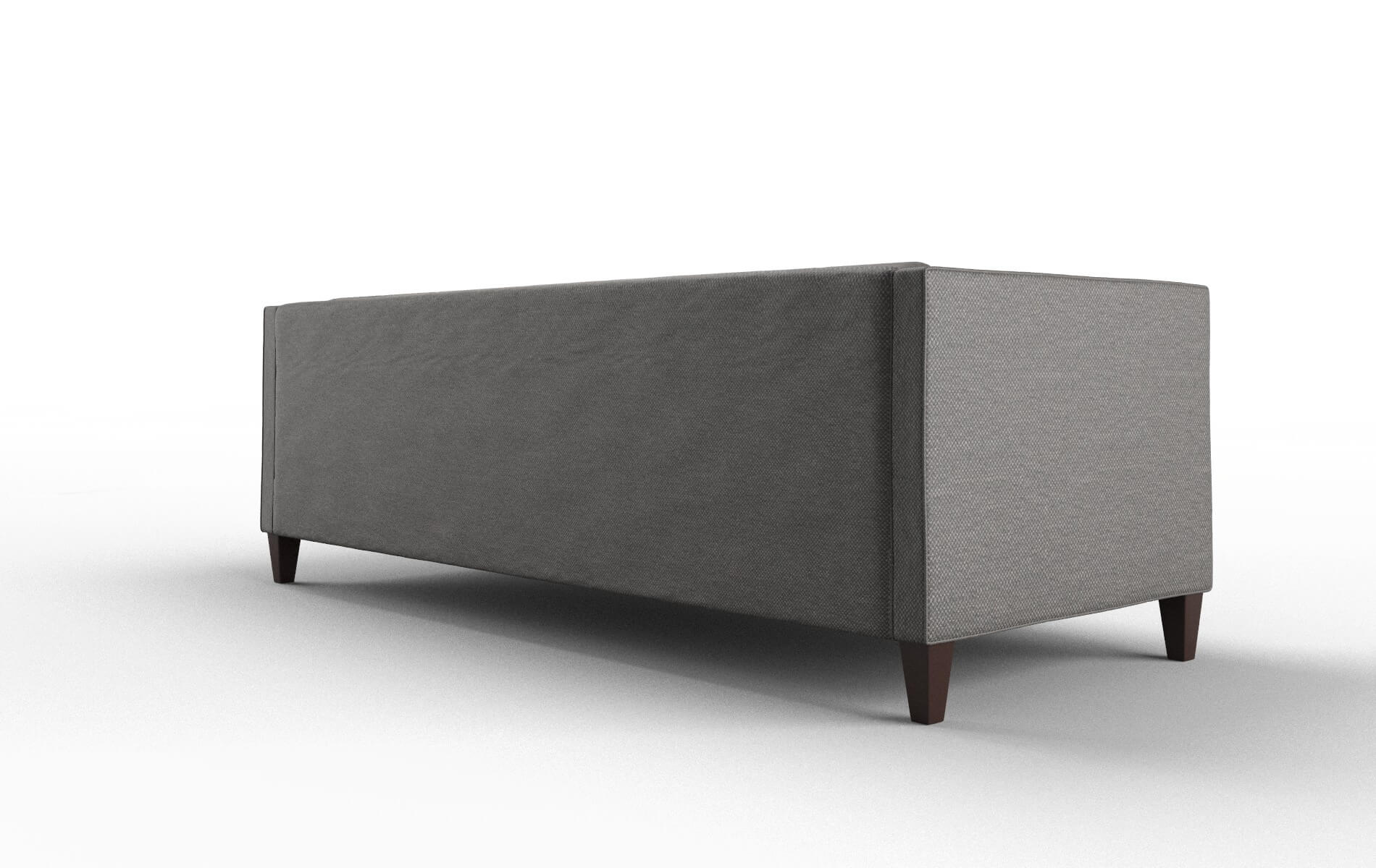 Messina Oscar Grey Sofa espresso legs 5