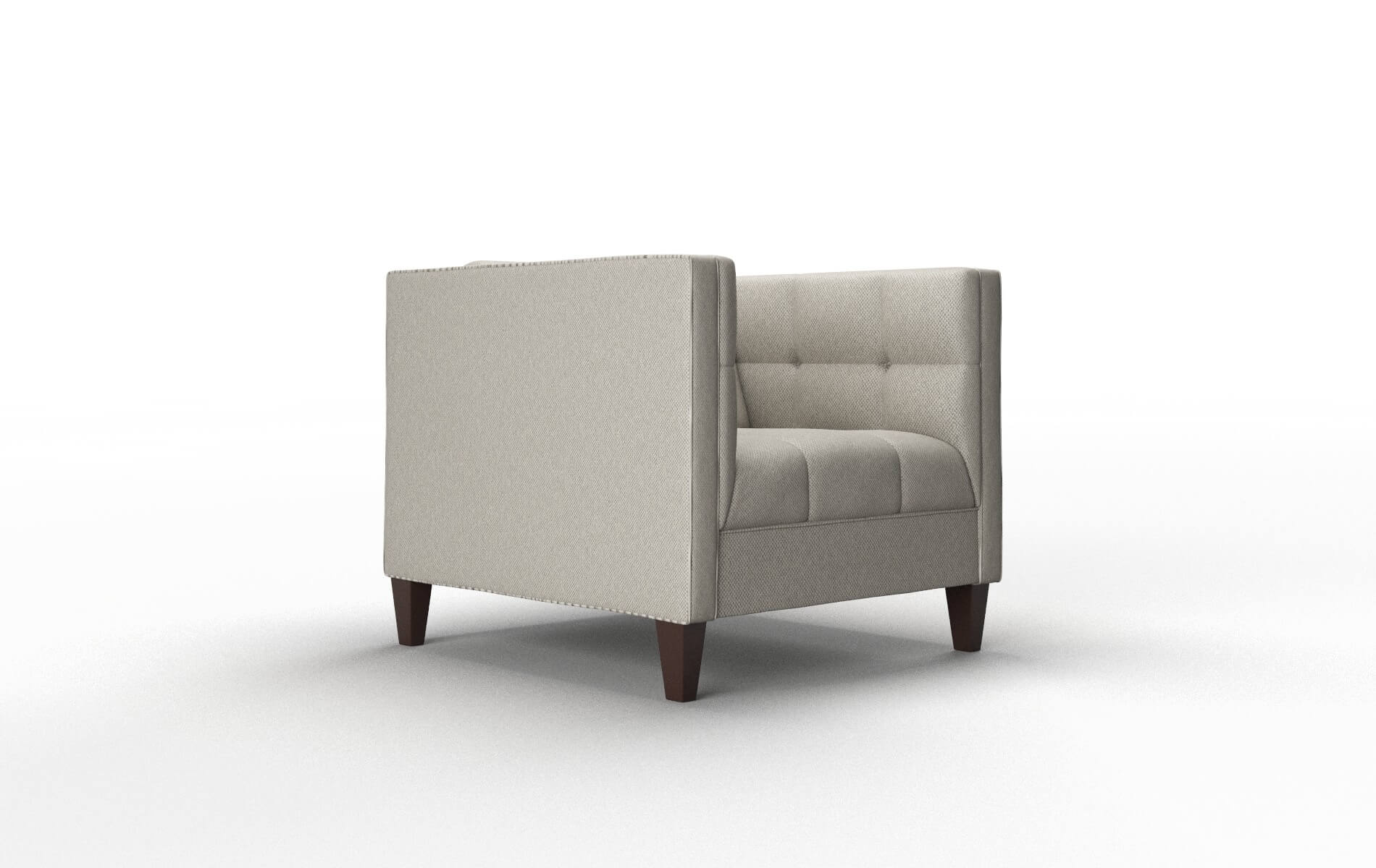 Messina Oscar Silver Chair espresso legs 2