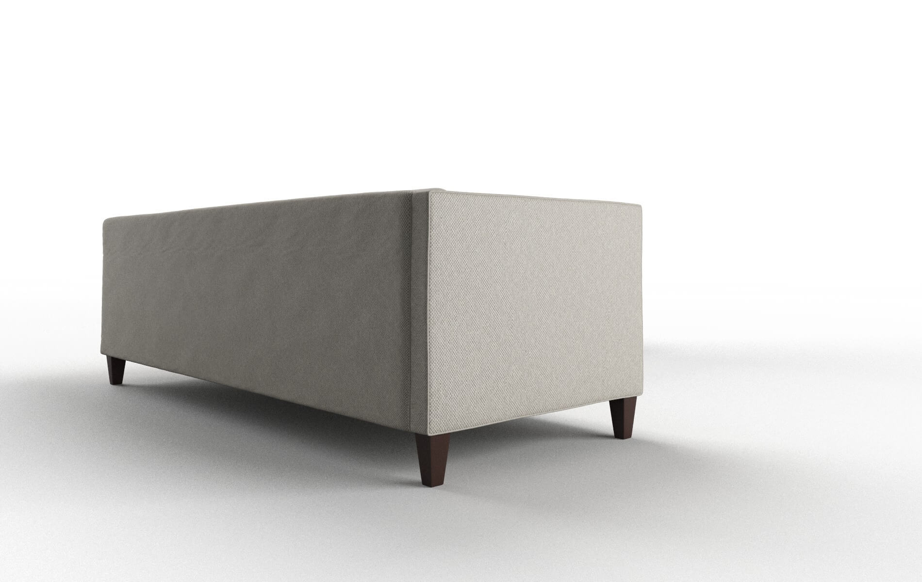 Messina Oscar Silver Sectional espresso legs 3