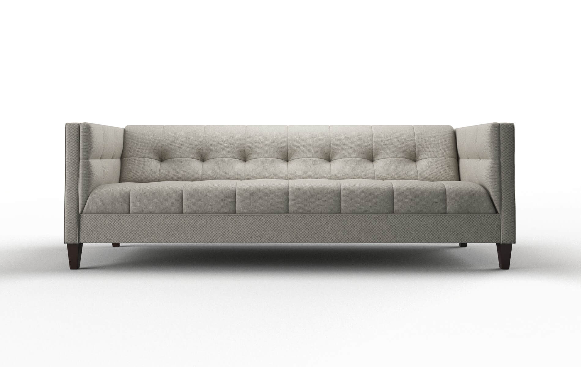 Messina Oscar Silver Sofa espresso legs 1