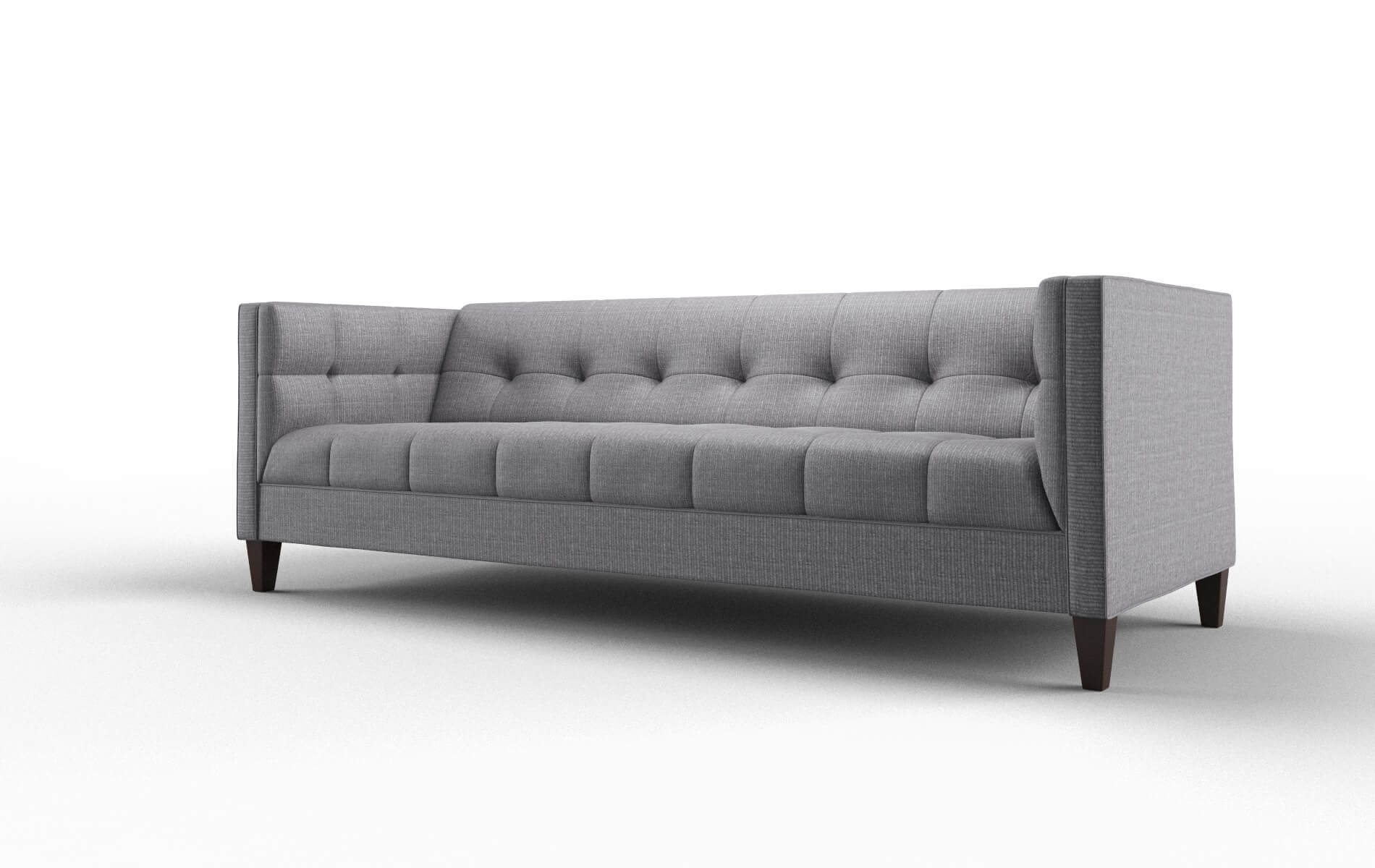 Messina Parker Ash Sofa espresso legs 4