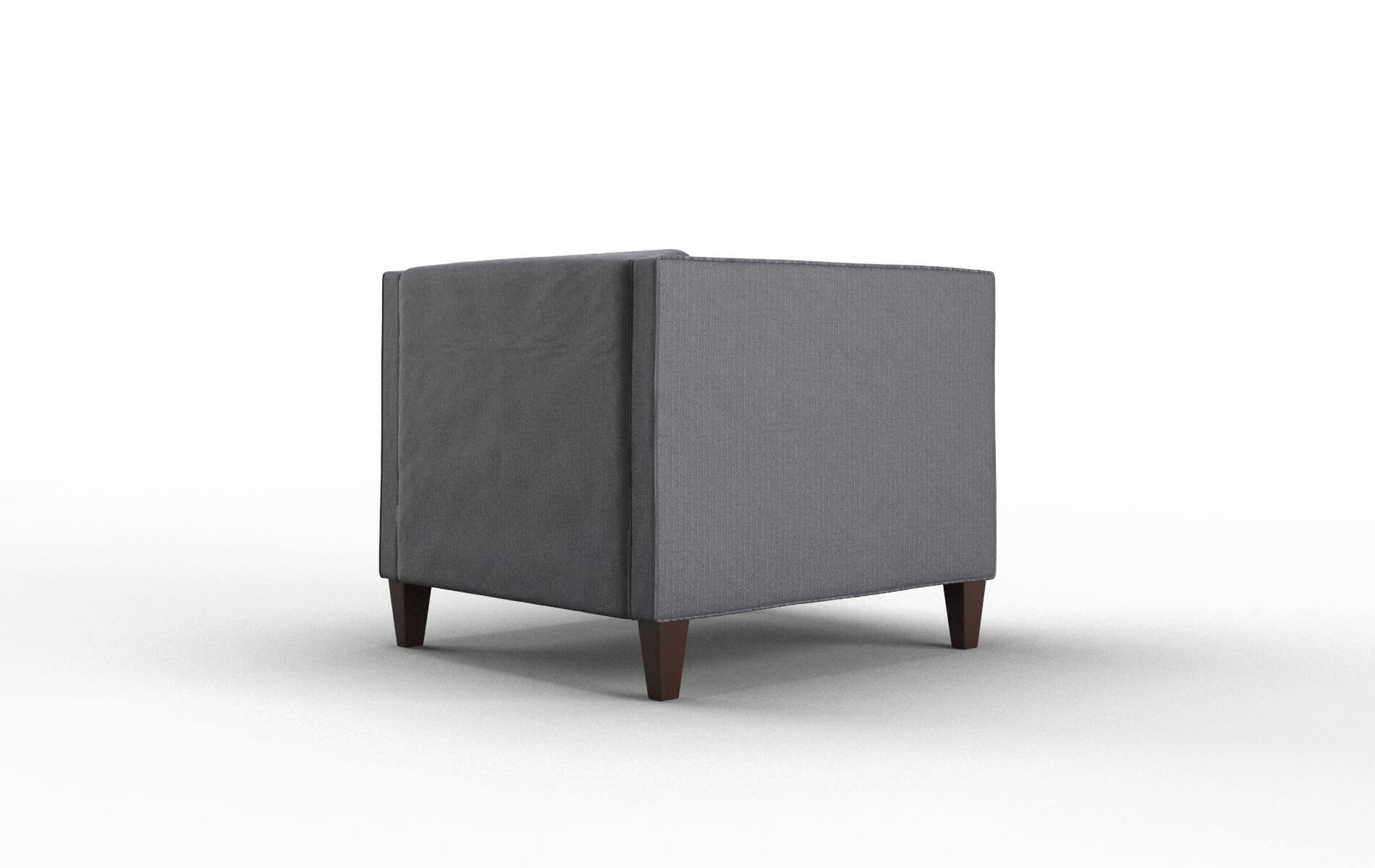 Messina Parker Charcoal Chair espresso legs 5