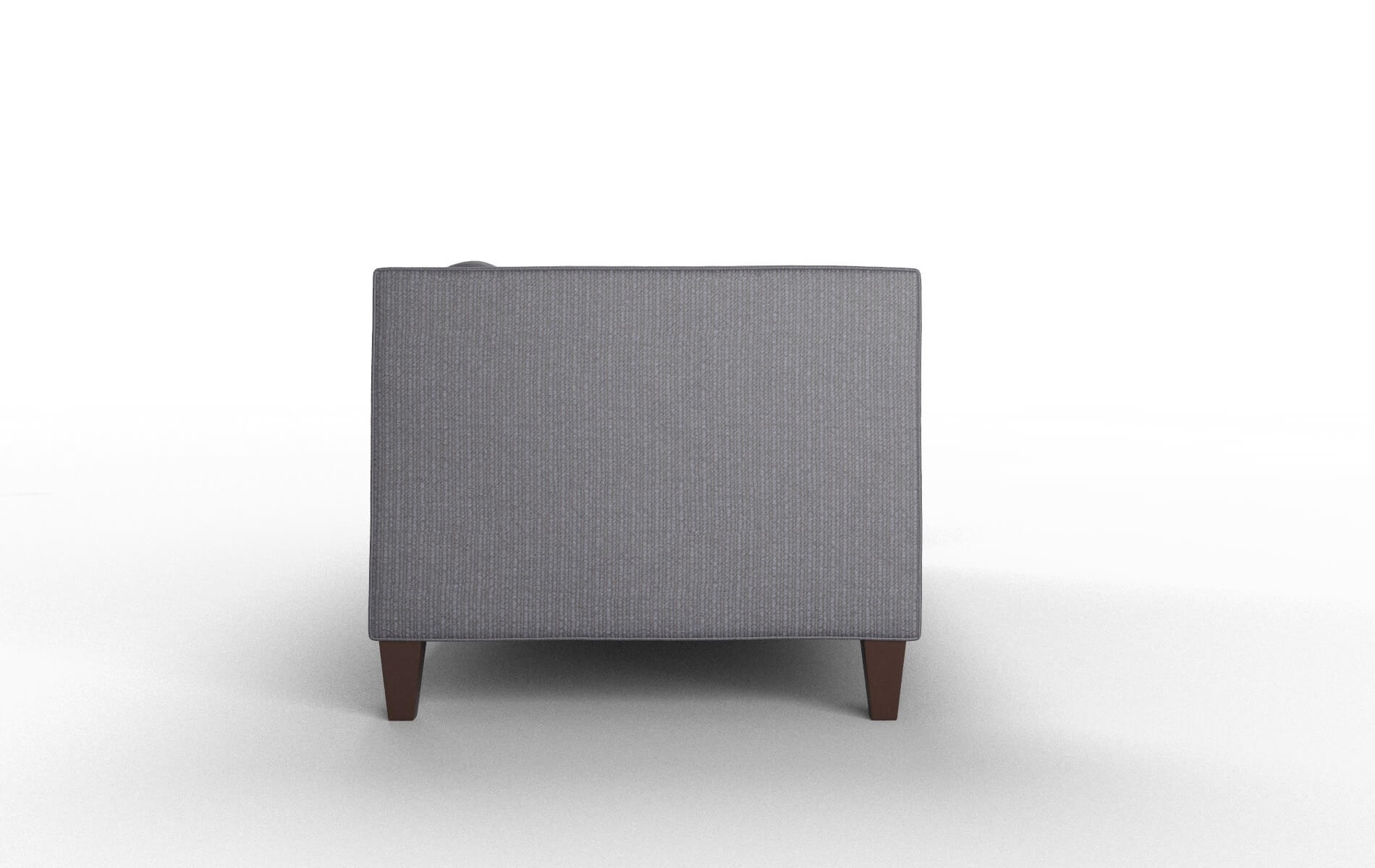 Messina Parker Charcoal Sofa espresso legs 3