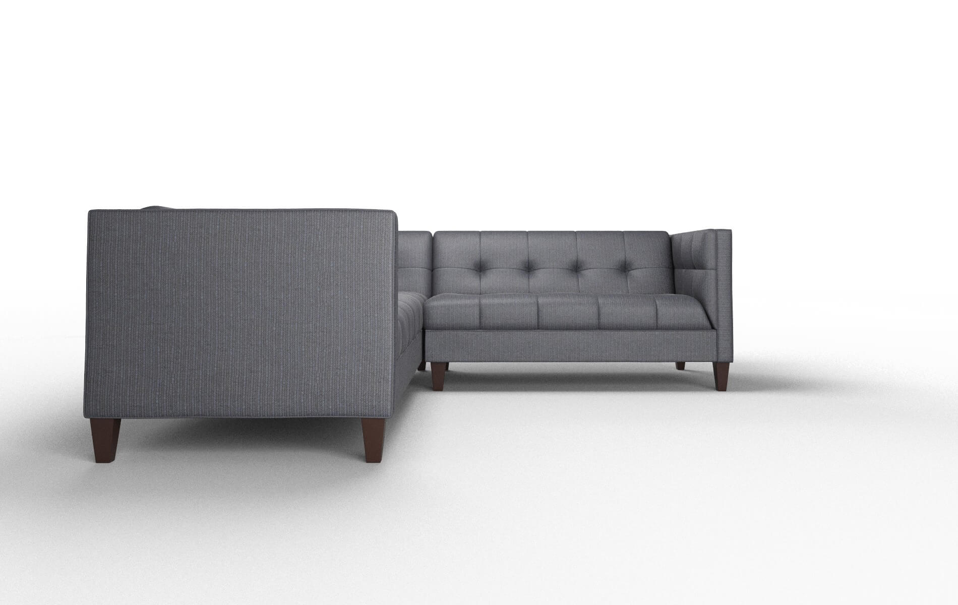 Messina Parker Midnight Sectional espresso legs 2