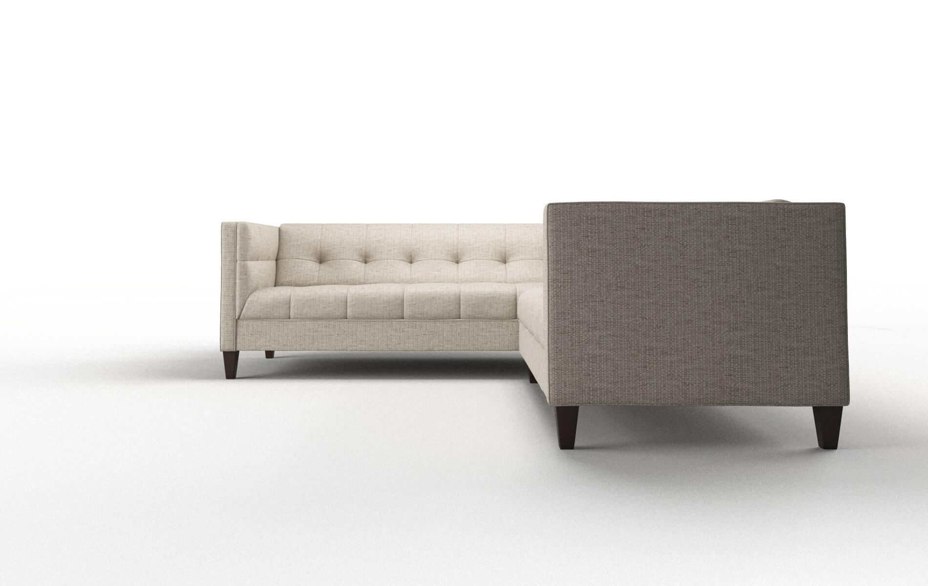 Messina Parker Wheat Sectional espresso legs 5