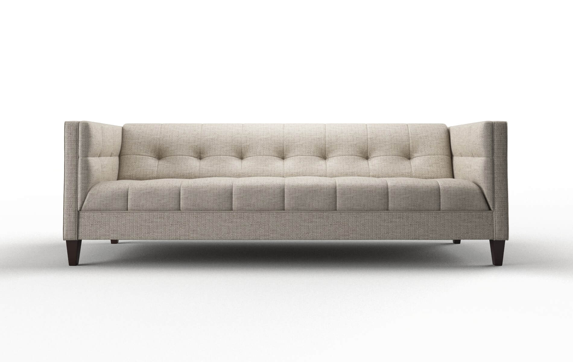 Messina Parker Wheat Sofa espresso legs 1