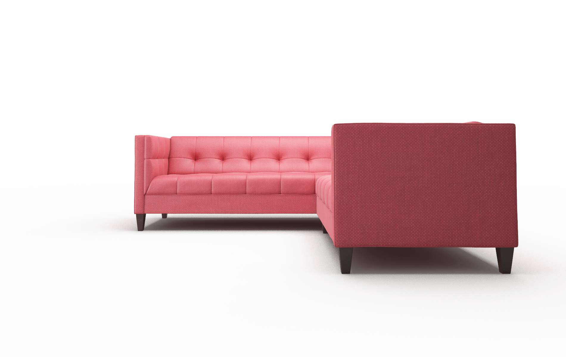 Messina Pauline Ruby Sectional espresso legs 5