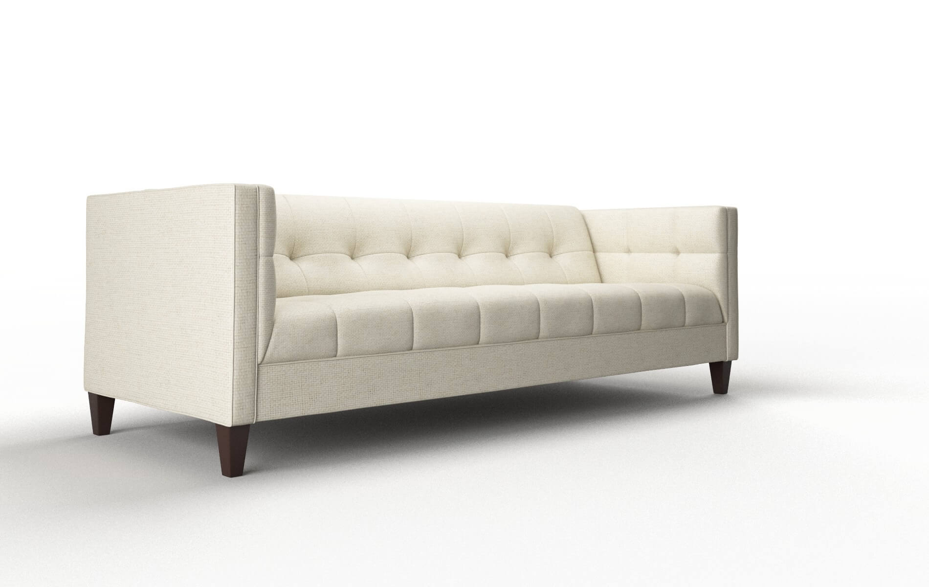 Messina Phoenix Ivory Sofa espresso legs 2