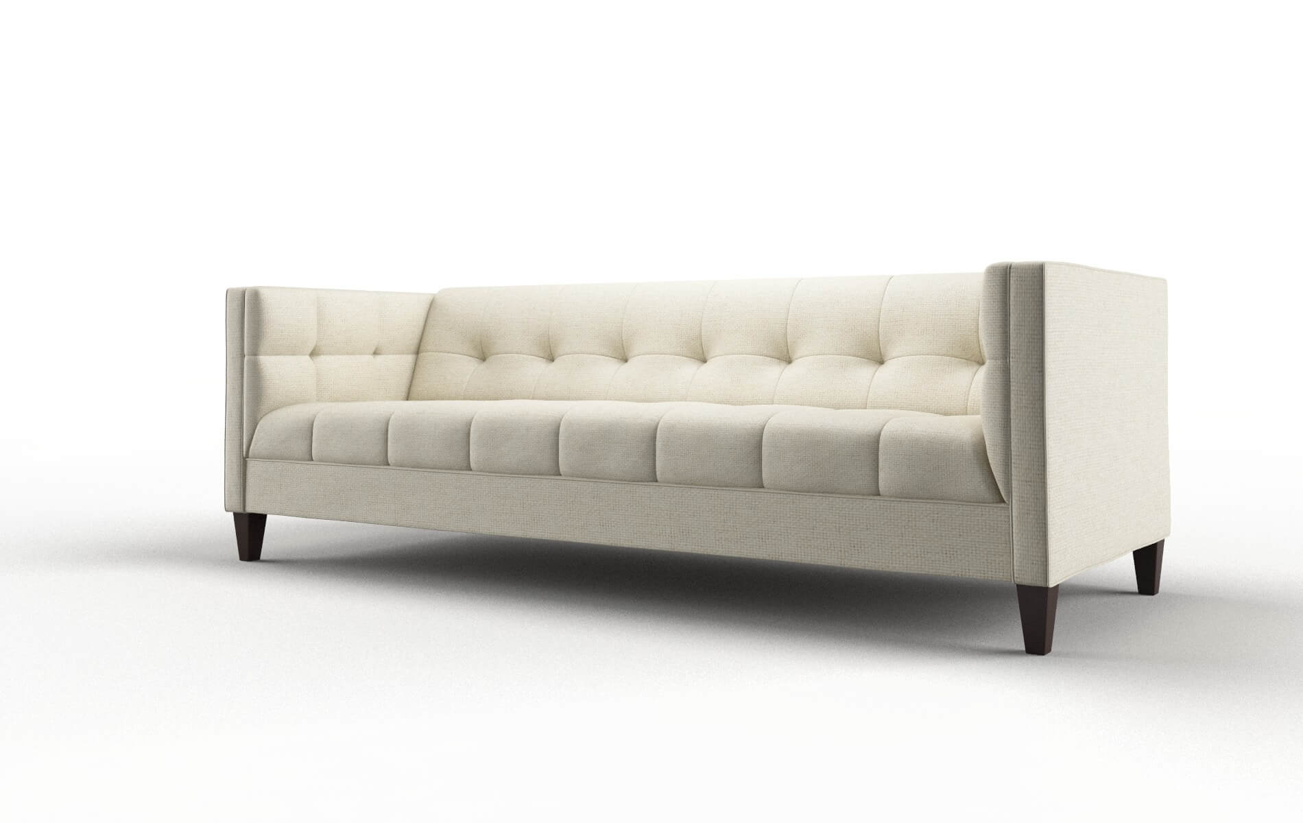 Messina Phoenix Ivory Sofa espresso legs 4