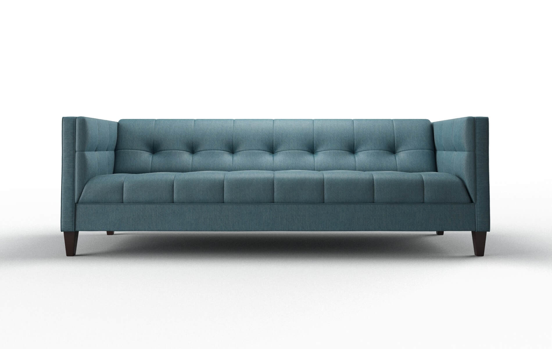 Messina Portland Prussian Sofa espresso legs 1