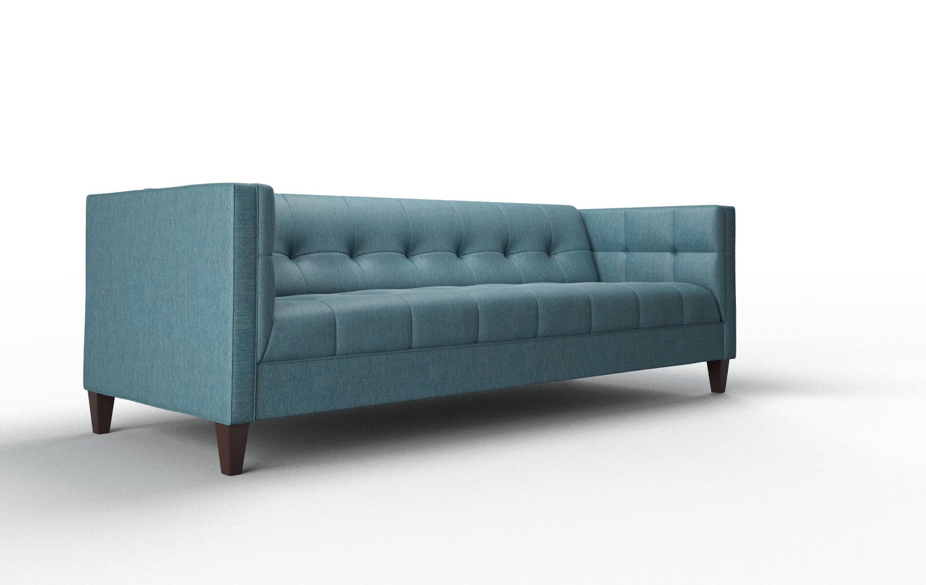 Messina Portland Prussian Sofa espresso legs 2