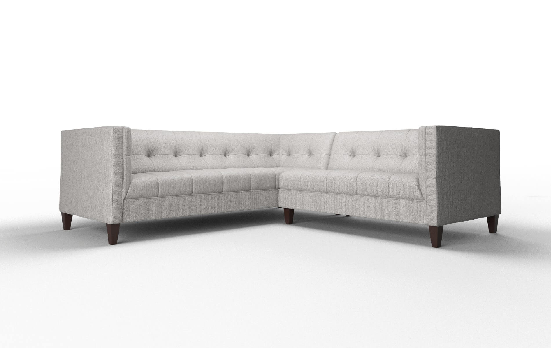 Messina Prime Ash Sectional espresso legs 1