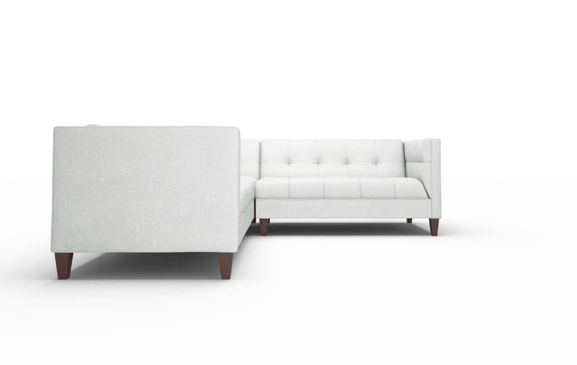 Messina Prisma Steam Sectional espresso legs 2