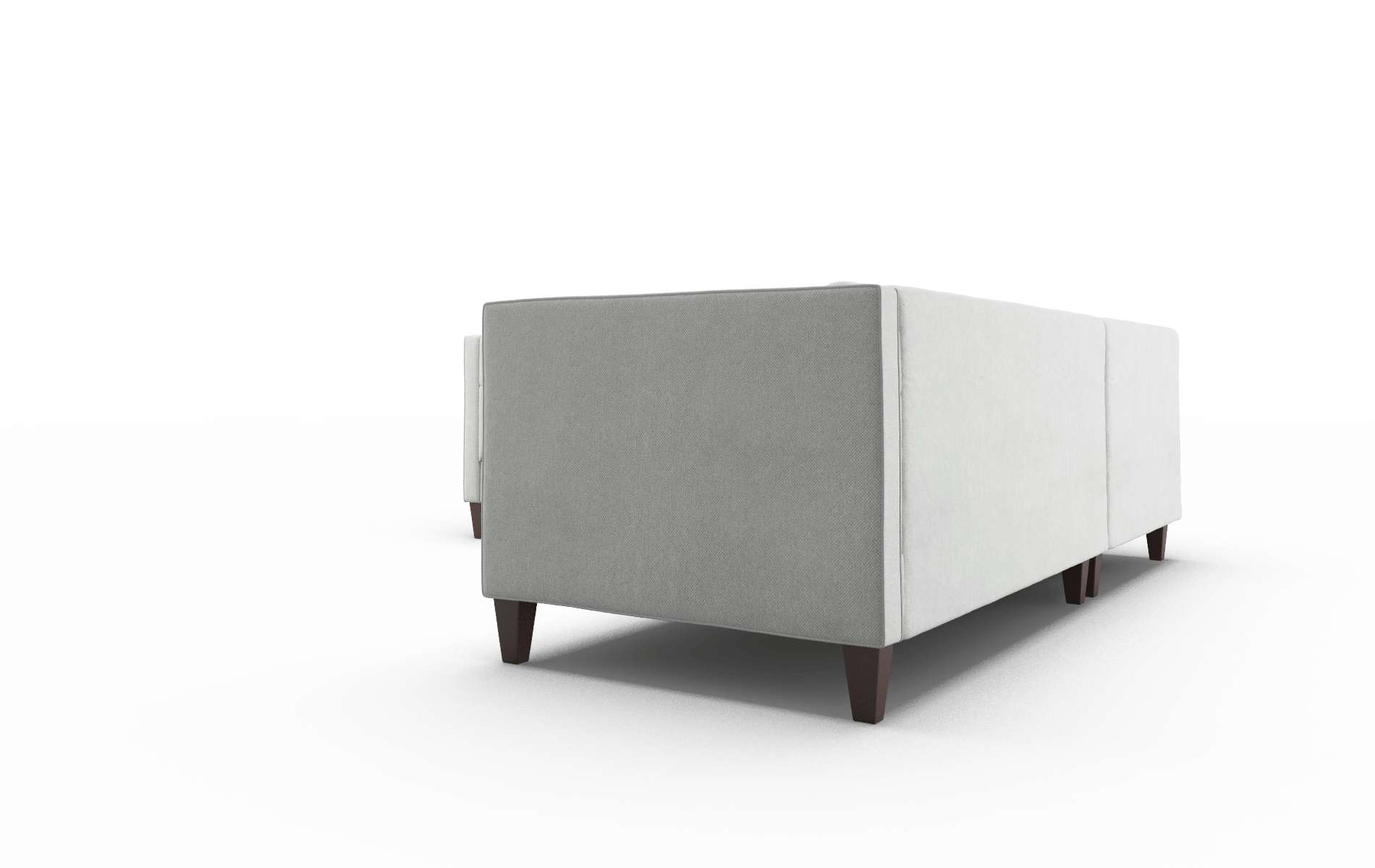 Messina Prisma Steam Sectional espresso legs 4