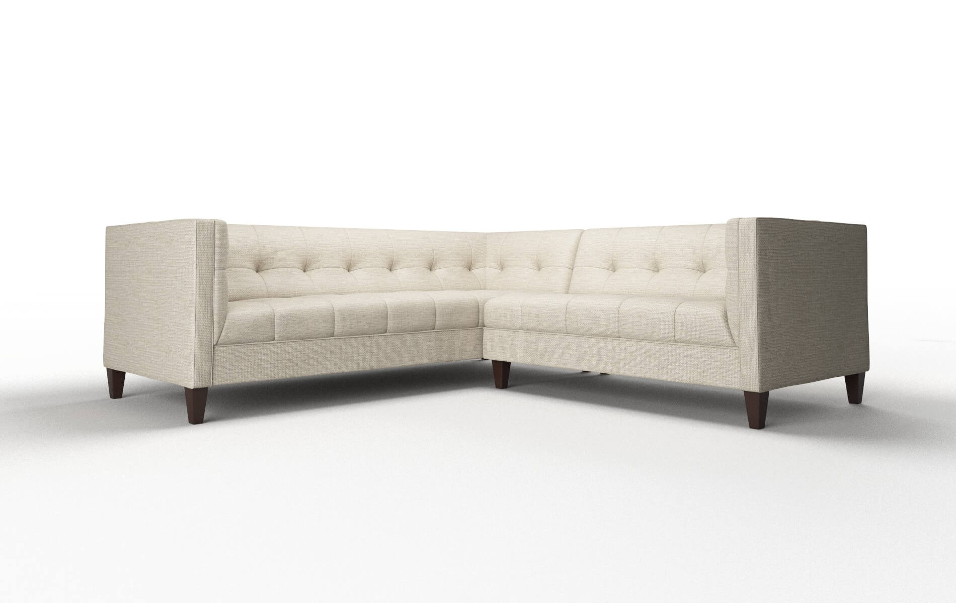 Messina Rocket Dove Sectional espresso legs 1