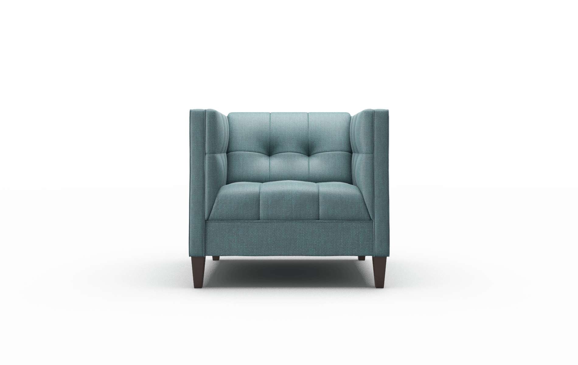 Messina Rocket peacock Chair Espresso Legs  1