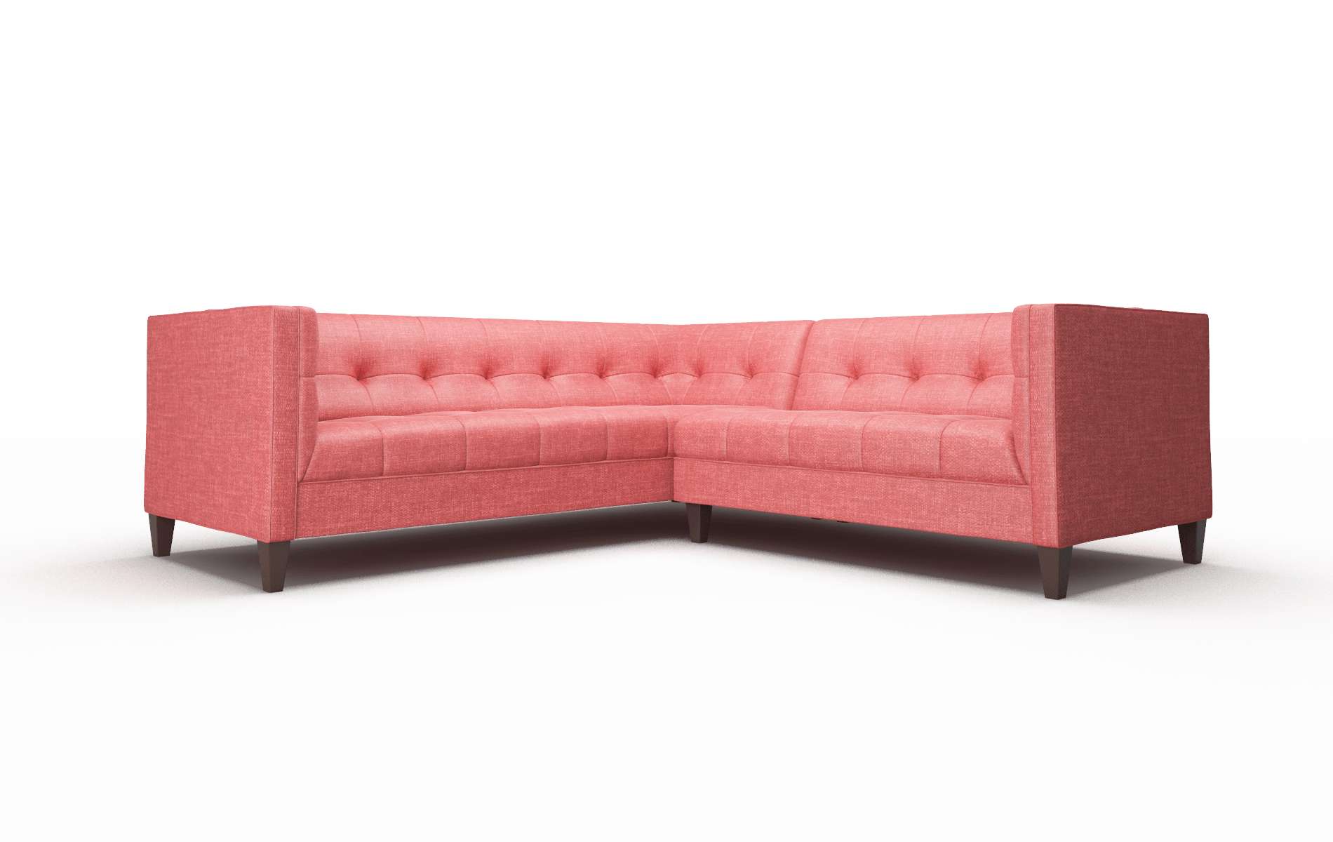 Messina Royale Berry Sectional espresso legs 1