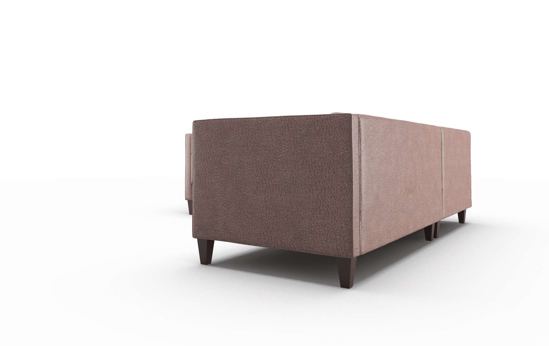 Messina Royale Mocha Sectional espresso legs 4