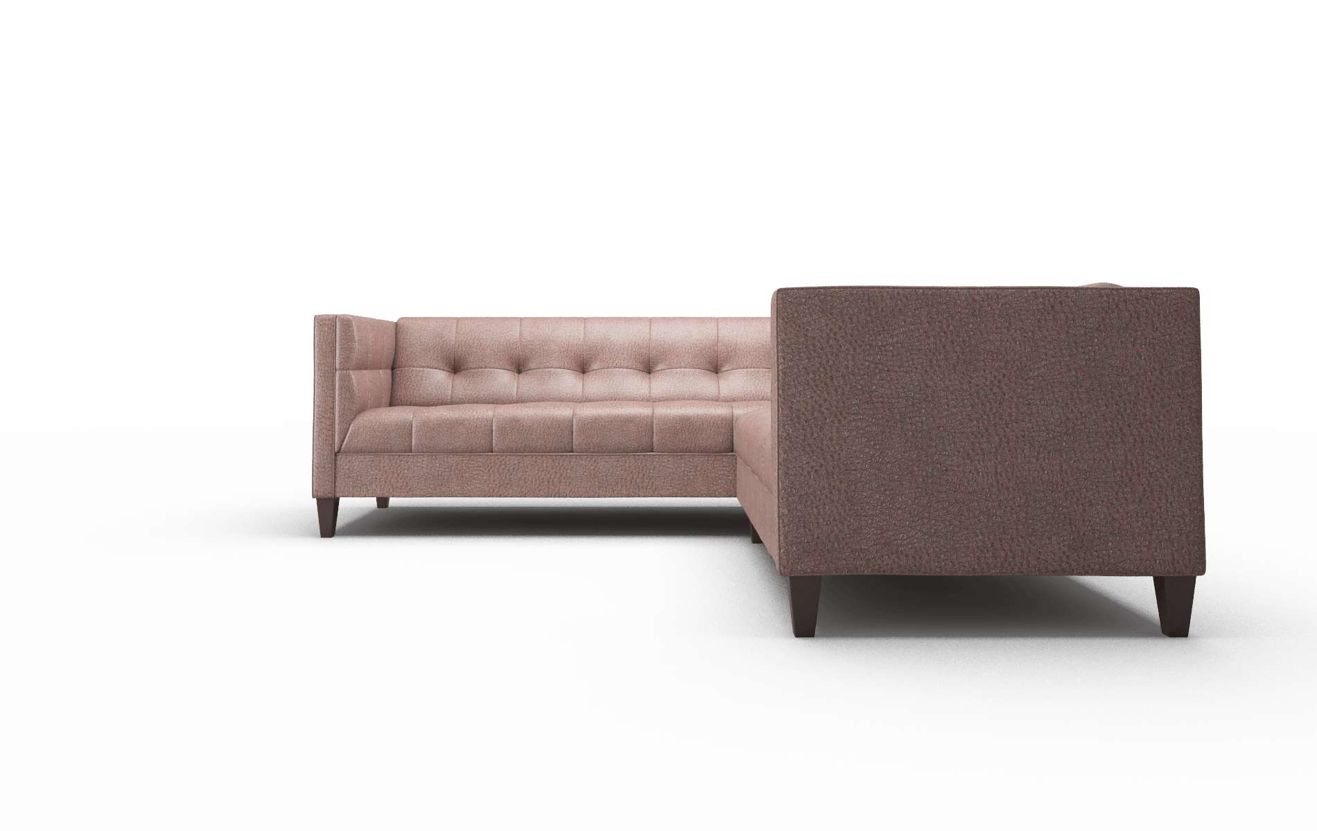Messina Royale Mocha Sectional espresso legs 5