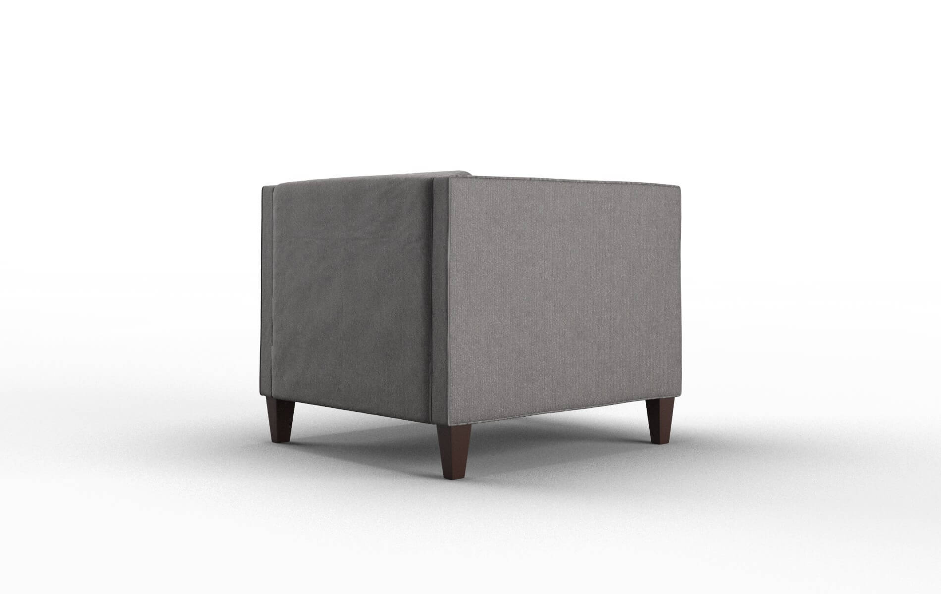 Messina Sasha Grey Chair espresso legs 5