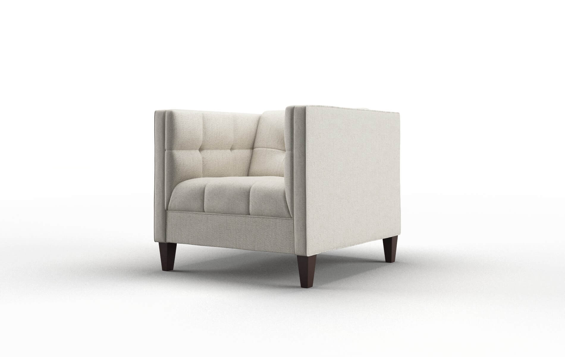 Messina Sasha Linen Chair espresso legs 4