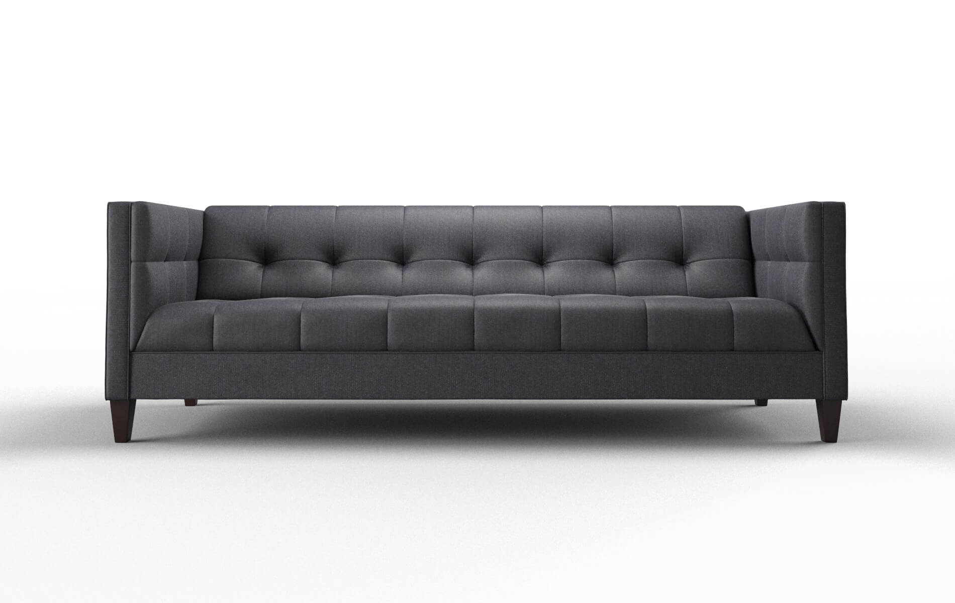 Messina Sasha Navy Sofa espresso legs 1