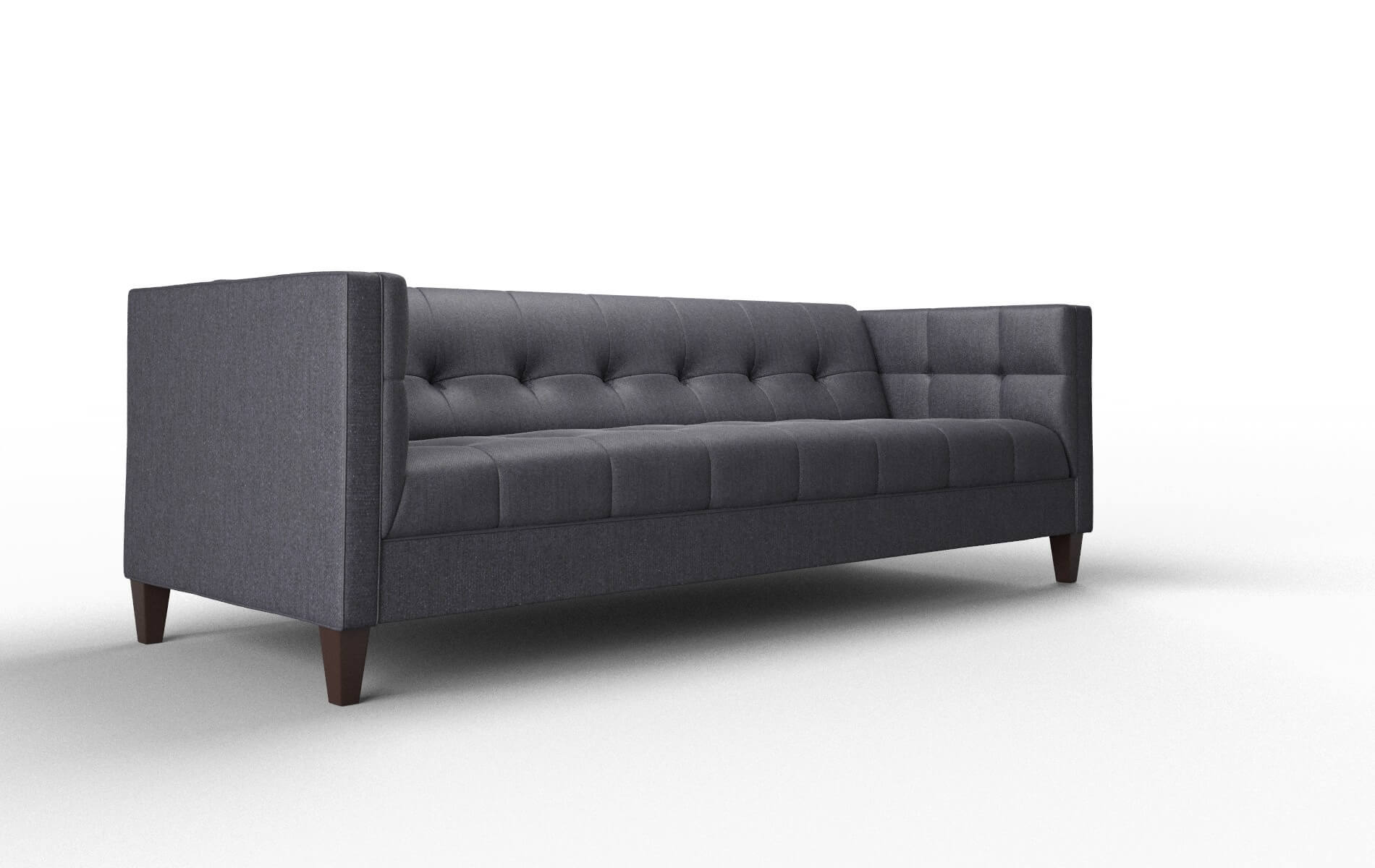 Messina Sasha Navy Sofa espresso legs 2