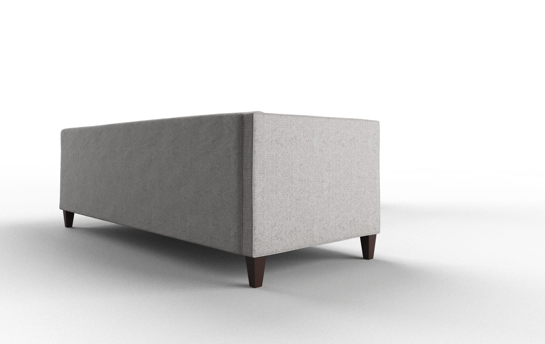 Messina Sasha Silver Sectional espresso legs 3