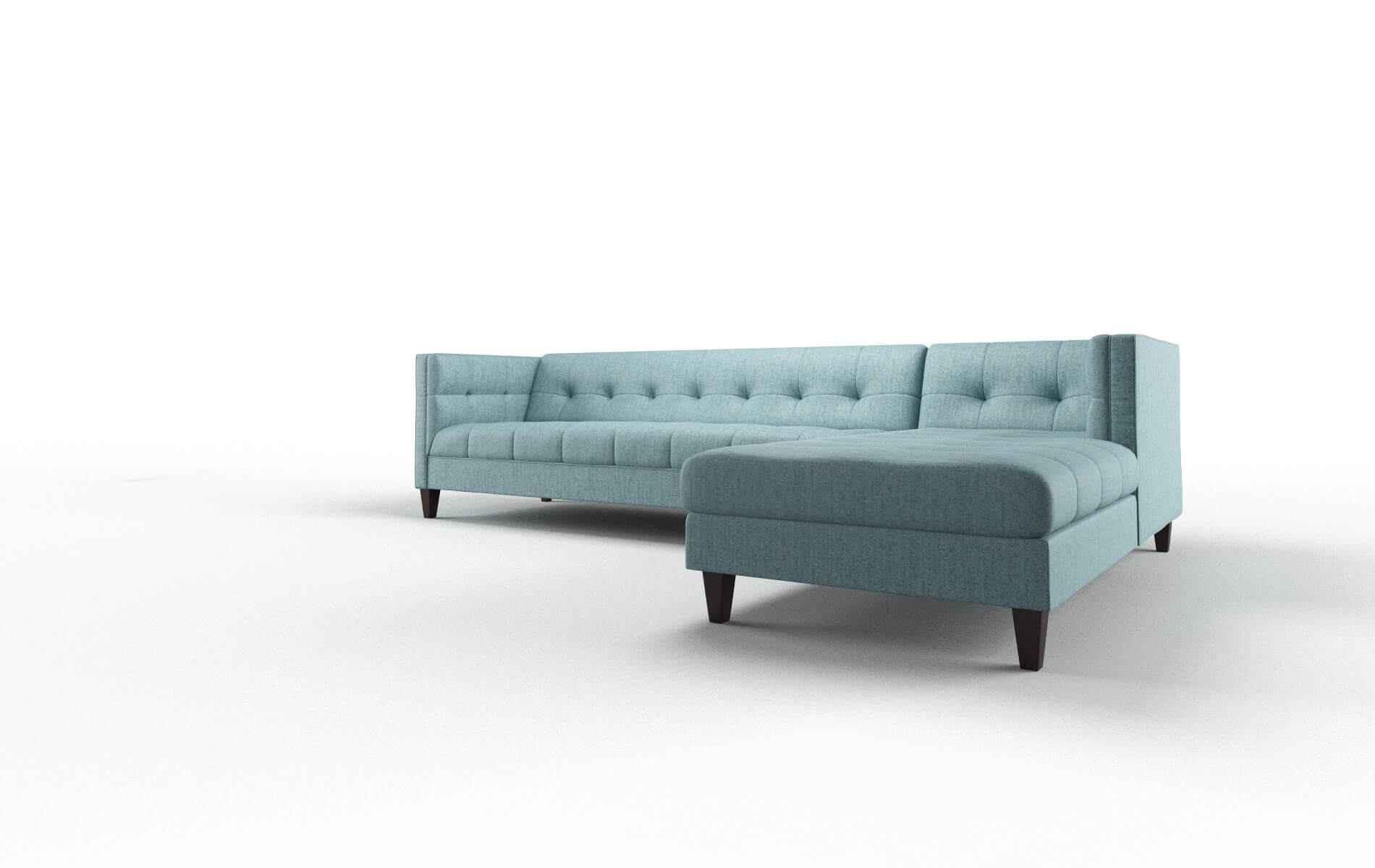 Messina Sasha Teal Panel espresso legs 4