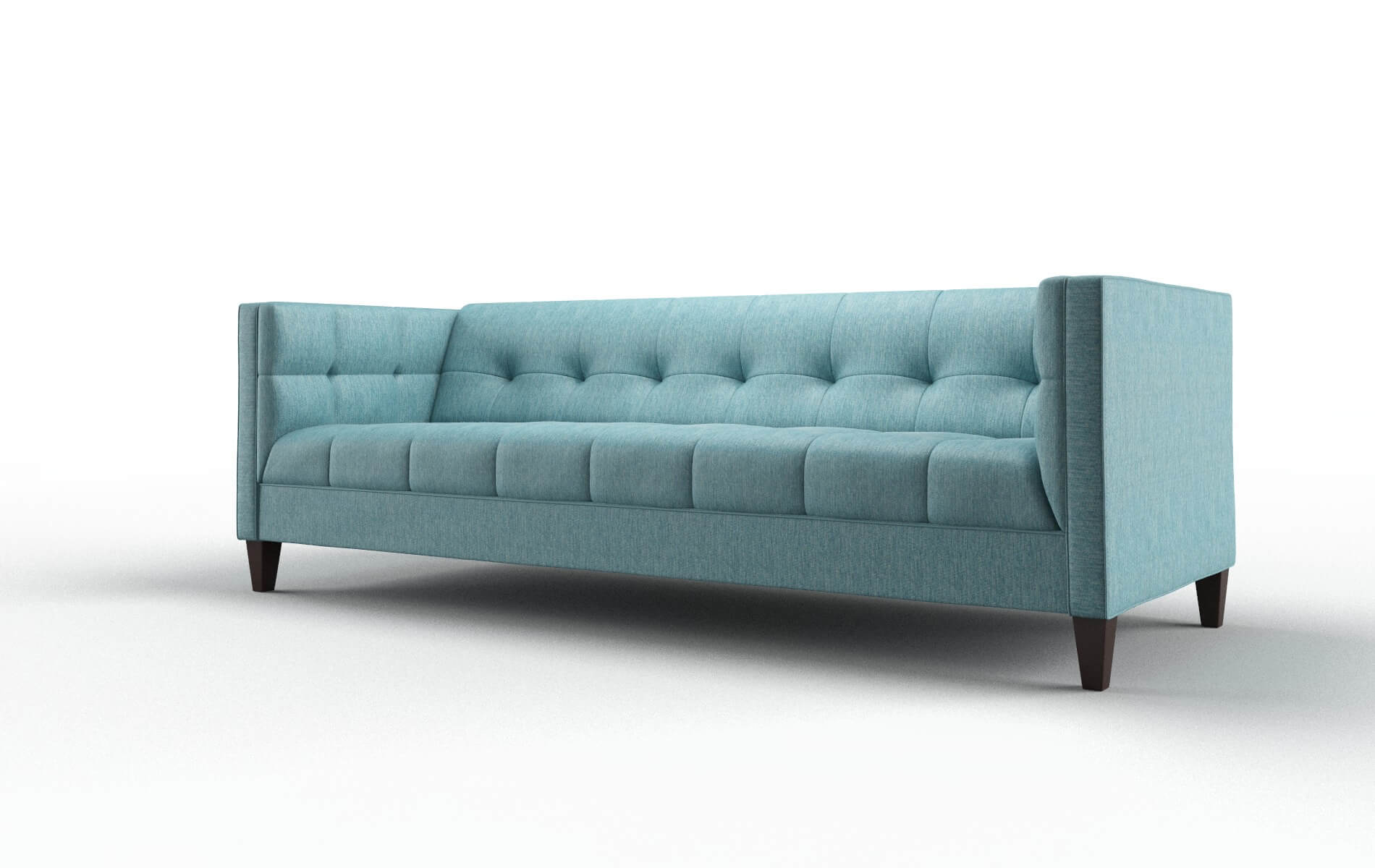Messina Sorrento Denim Sofa espresso legs 4