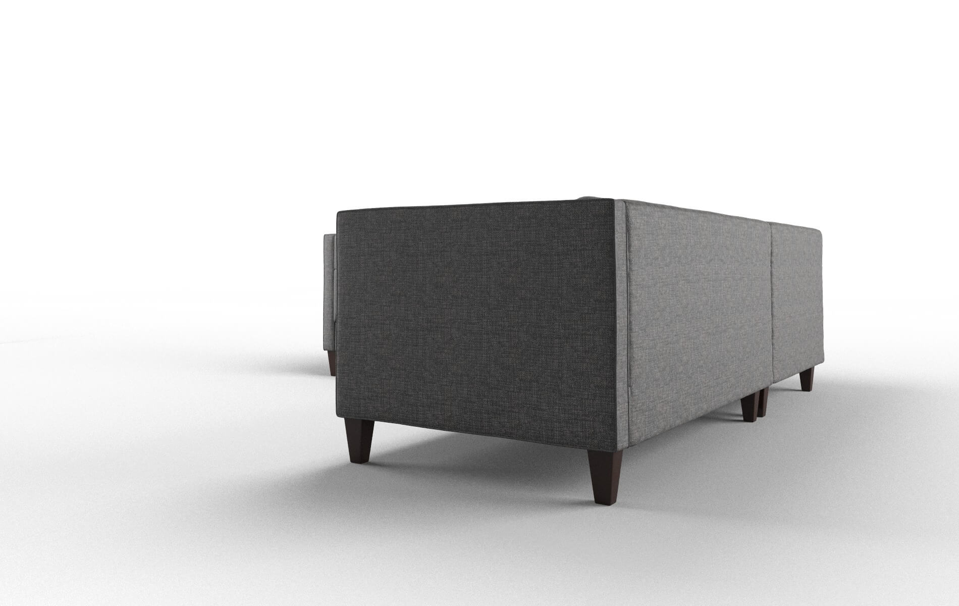 Messina Sosoftness 51 Sectional espresso legs 4
