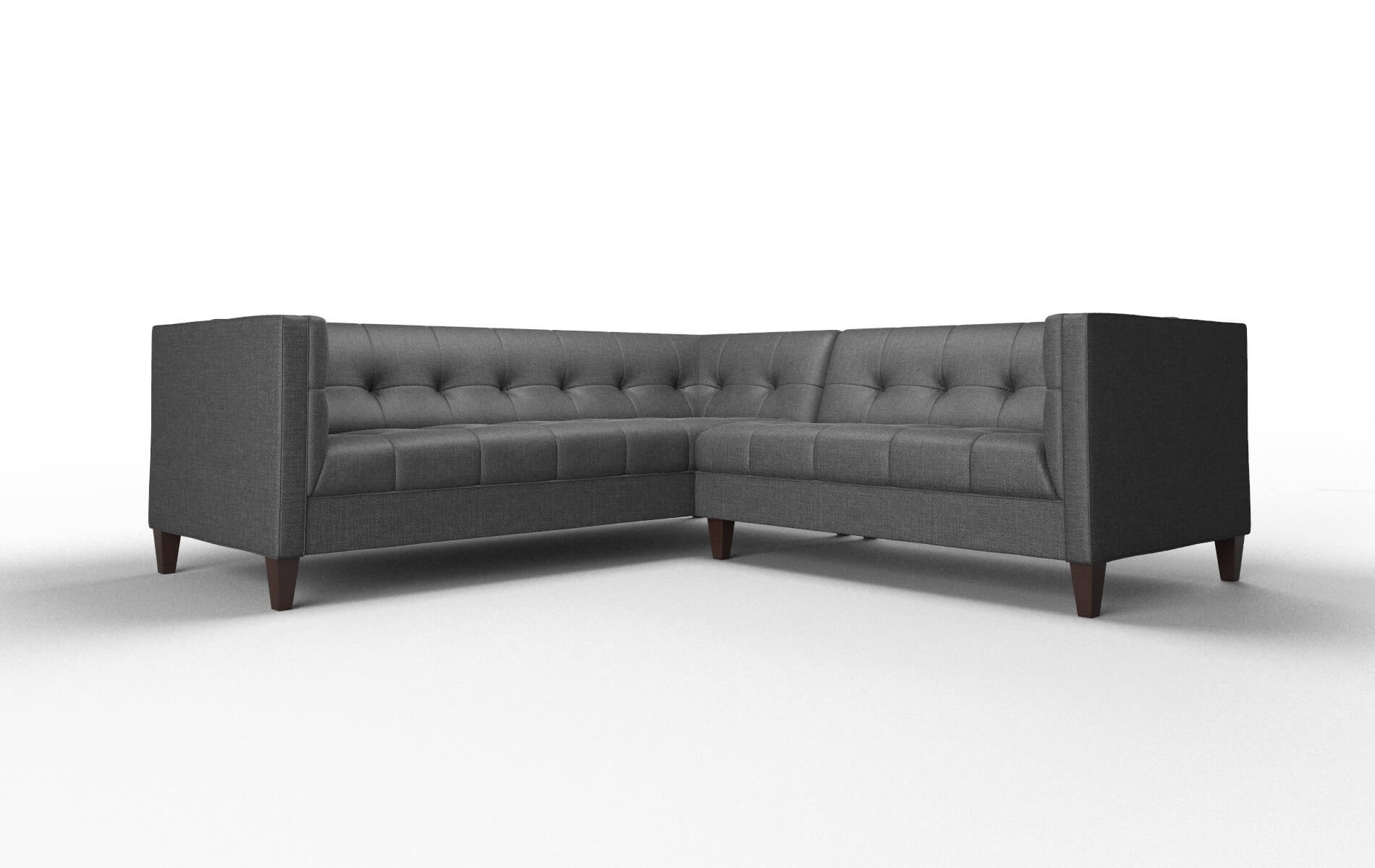 Messina Sosoftness 54 Sectional espresso legs 1