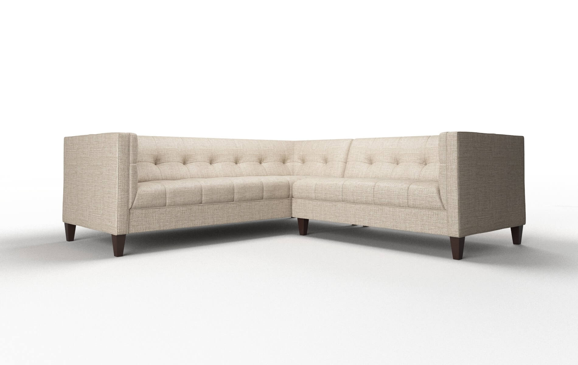 Messina Sosoftness 74 Sectional espresso legs 1