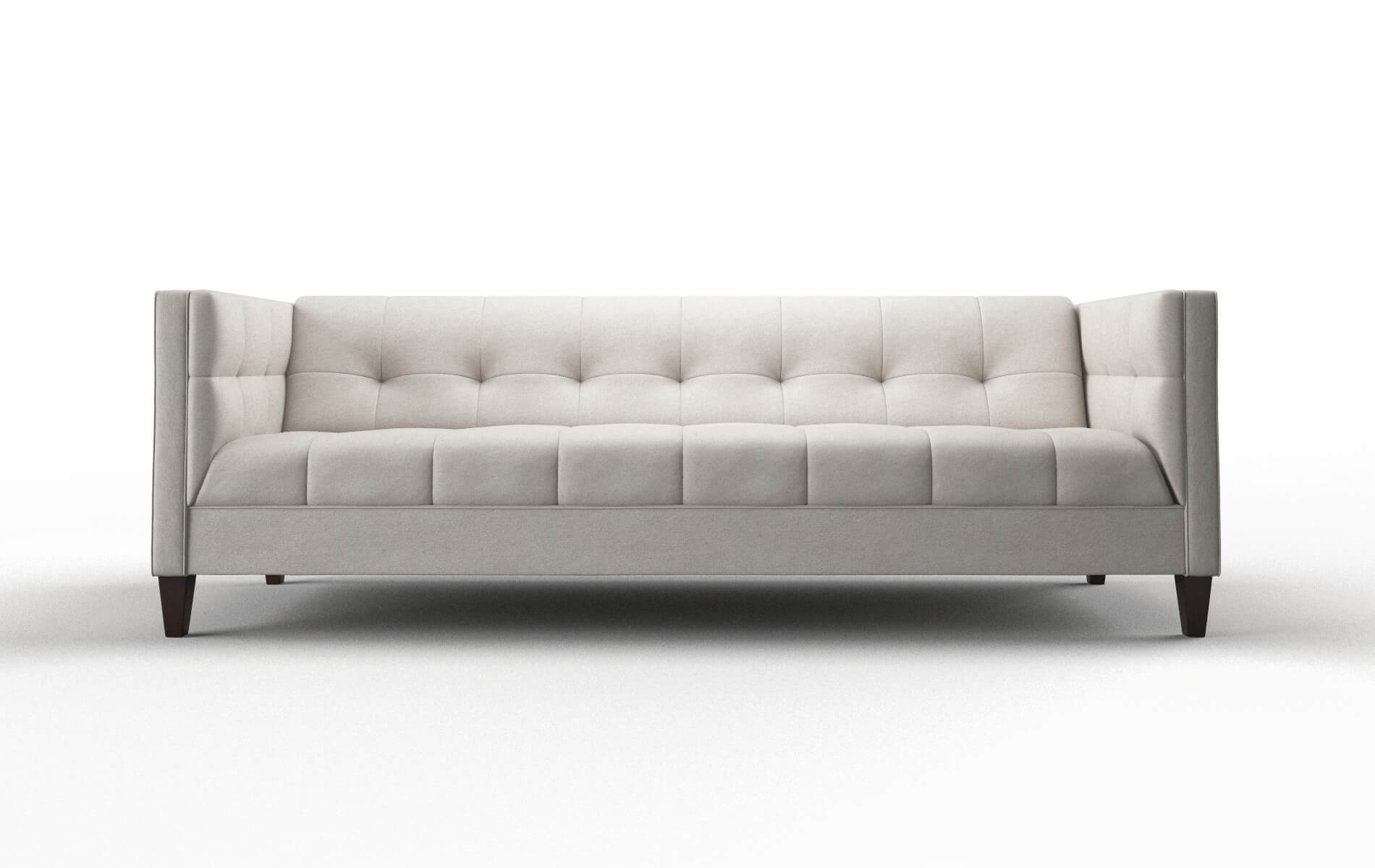 Messina Suave dove Sofa Espresso Legs  1